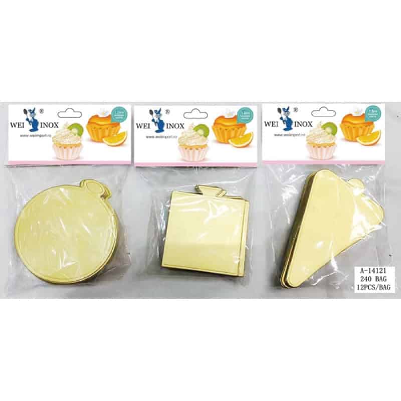 TAVITE MINI PRAJITURI 12 PCS, CARTON A14121