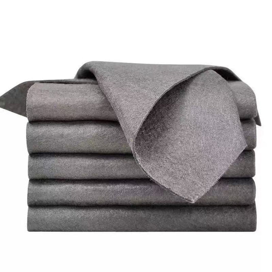 Set de lavete din microfibră împăturite, în variante de 6 sau 12 bucăți