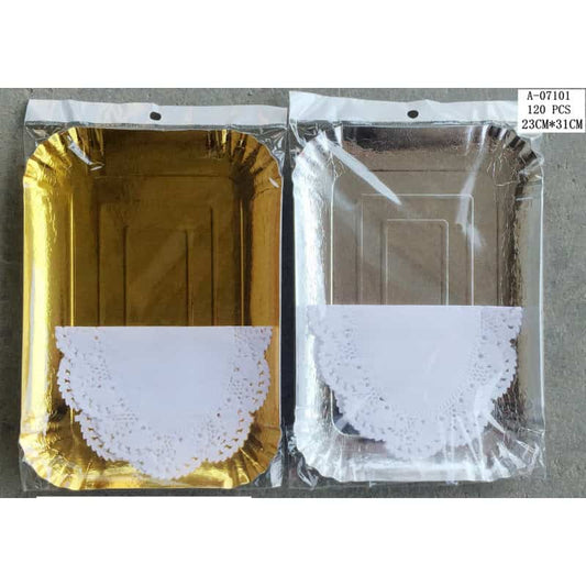 PLATOU PRAJITURI 21*32 CM, CARTON+HARTIE A07101