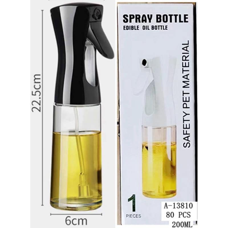 STICLA ULEI/OTET CU PULVERIZATOR 200 ML, STICLA+PVC A13810