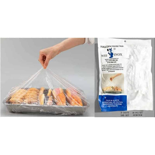 PUNGA TIP CAPAC DE UNICA FOLOSINTA 42*70 CM 30 PCS, PVC A14375