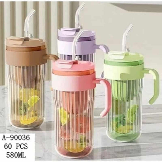CANA CU CAPAC SI PAI 580 ML, STICLA+PVC+SILICON A90036