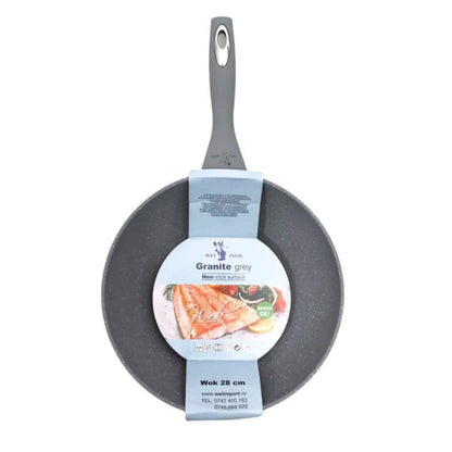 TIGAIE WOK 32CM, FIER+PVC A12602
