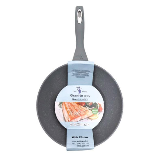 TIGAIE WOK 32CM, FIER+PVC A12602