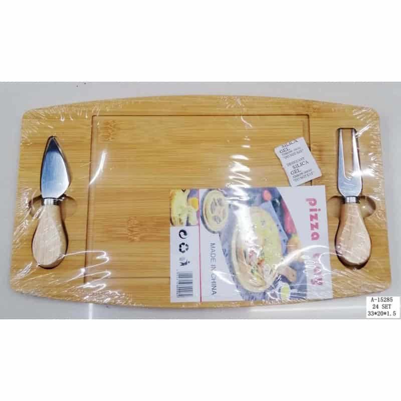 SET BRANZETURI TOCATOR BBS 33*20*1.5 CM+CUTIT+FURCA, BBS+INOX A15285