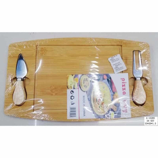 Set Branzeturi Tocator Bbs 33*20*1.5 Cm+Cutit+Furca