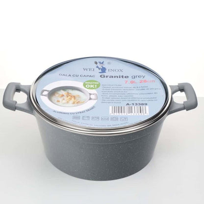 OALA CU CAPAC 24 CM, FIER+SILICON+STICLA A13388