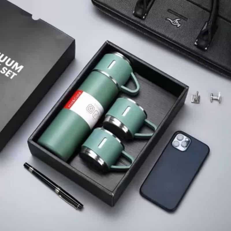 TERMOS 500 ML+2 CANI, FIER+PVC A13929